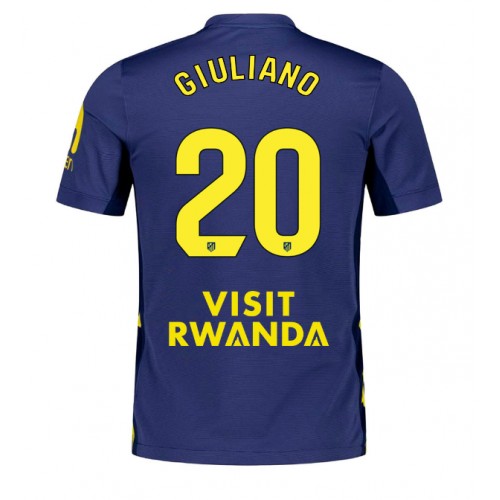 Atletico Madrid Giuliano Simeone #20 Bortatröja 2025-26 Kortärmad Atletico Madrid Giuliano Simeone #20 Bortatröja 2025-26 Kortärmad